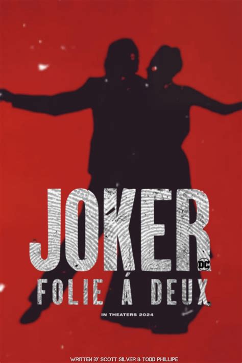 Jun 7, 2022 · Another unknown for Joker 2 is what exactly the plot might be. The script’s title of Joker: Folie à Deux is a psychological term that refers to a mental disorder affecting two or more ... 